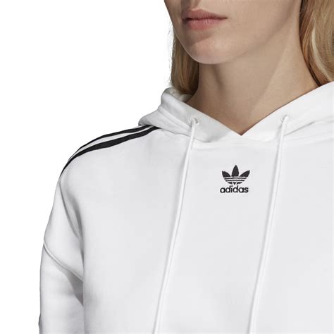 white adidas hoodie mens|adidas originals cropped hoodie white.